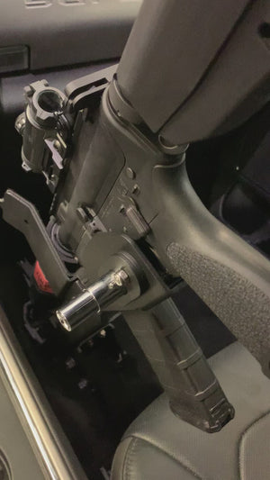 Locking AR-15 Rifle Mount - Universal Holder