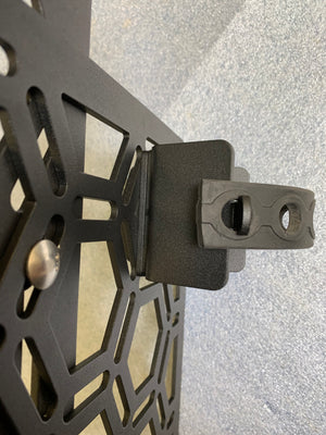 Adapt-a-grid modular seat back panel