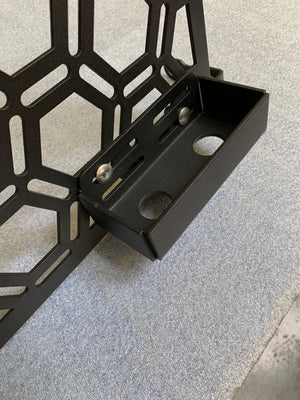 Adapt-a-grid modular seat back panel