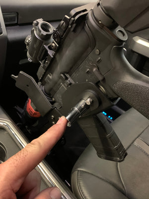 Locking AR-15 Rifle Mount - Universal Holder