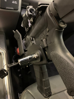 Locking AR-15 Rifle Mount - Universal Holder