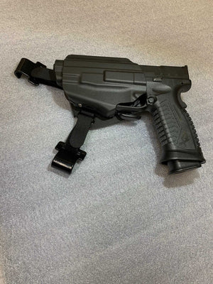 Universal under steering column pistol carrier