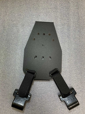 Universal under steering column pistol carrier